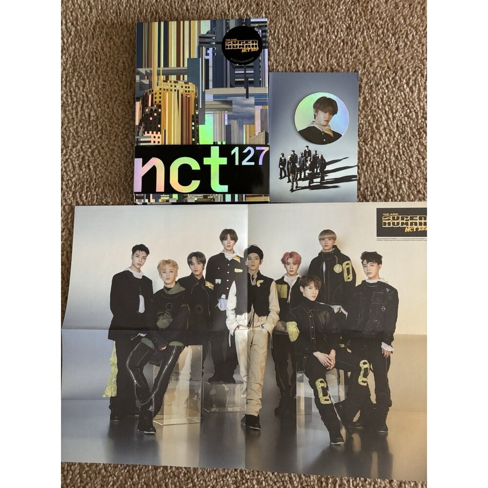 NCT 127 Superhuman Album Yuta Circle Card and Poster Kpop
